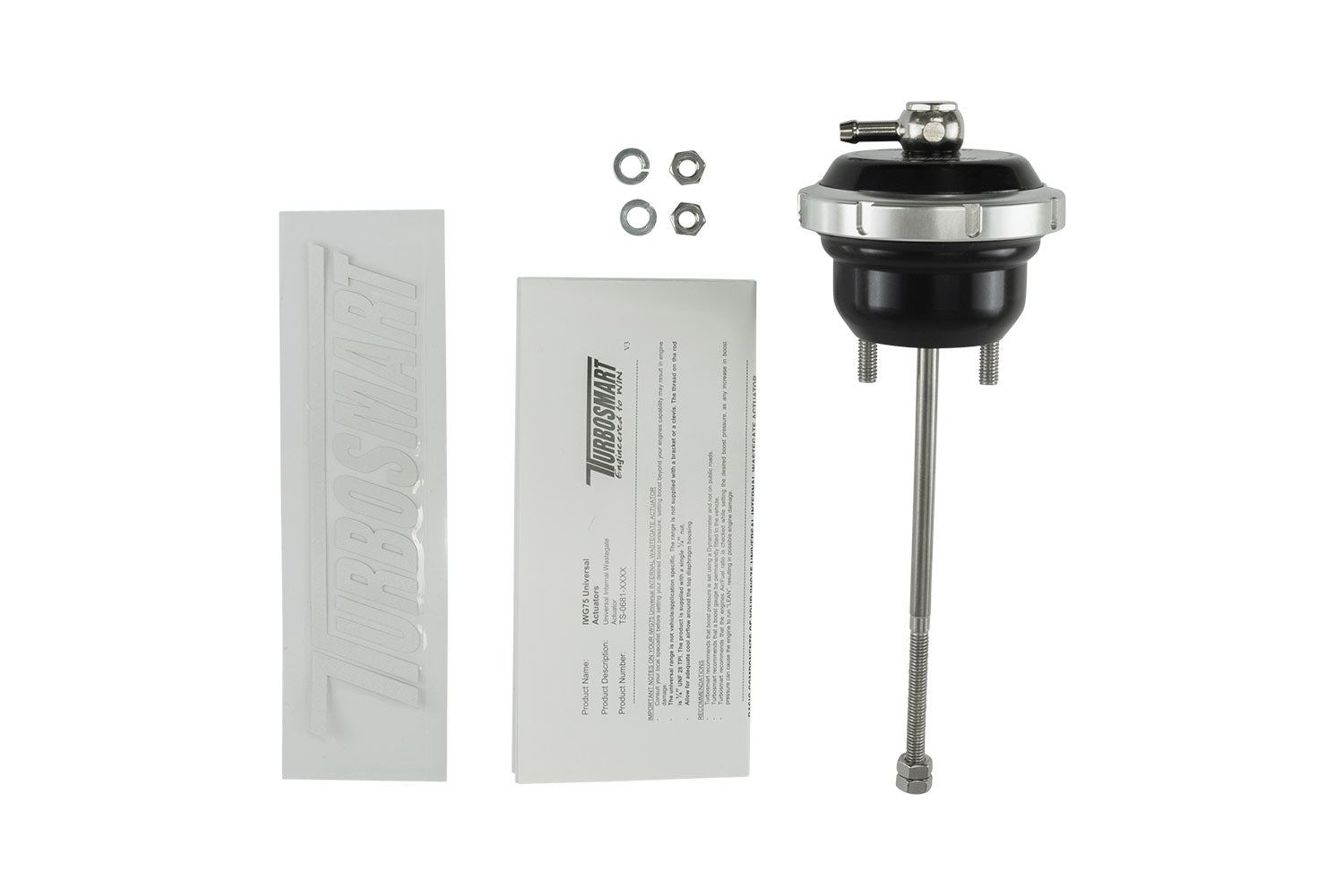 IWG75 Universal M6 140mm Rod Black 10PSI