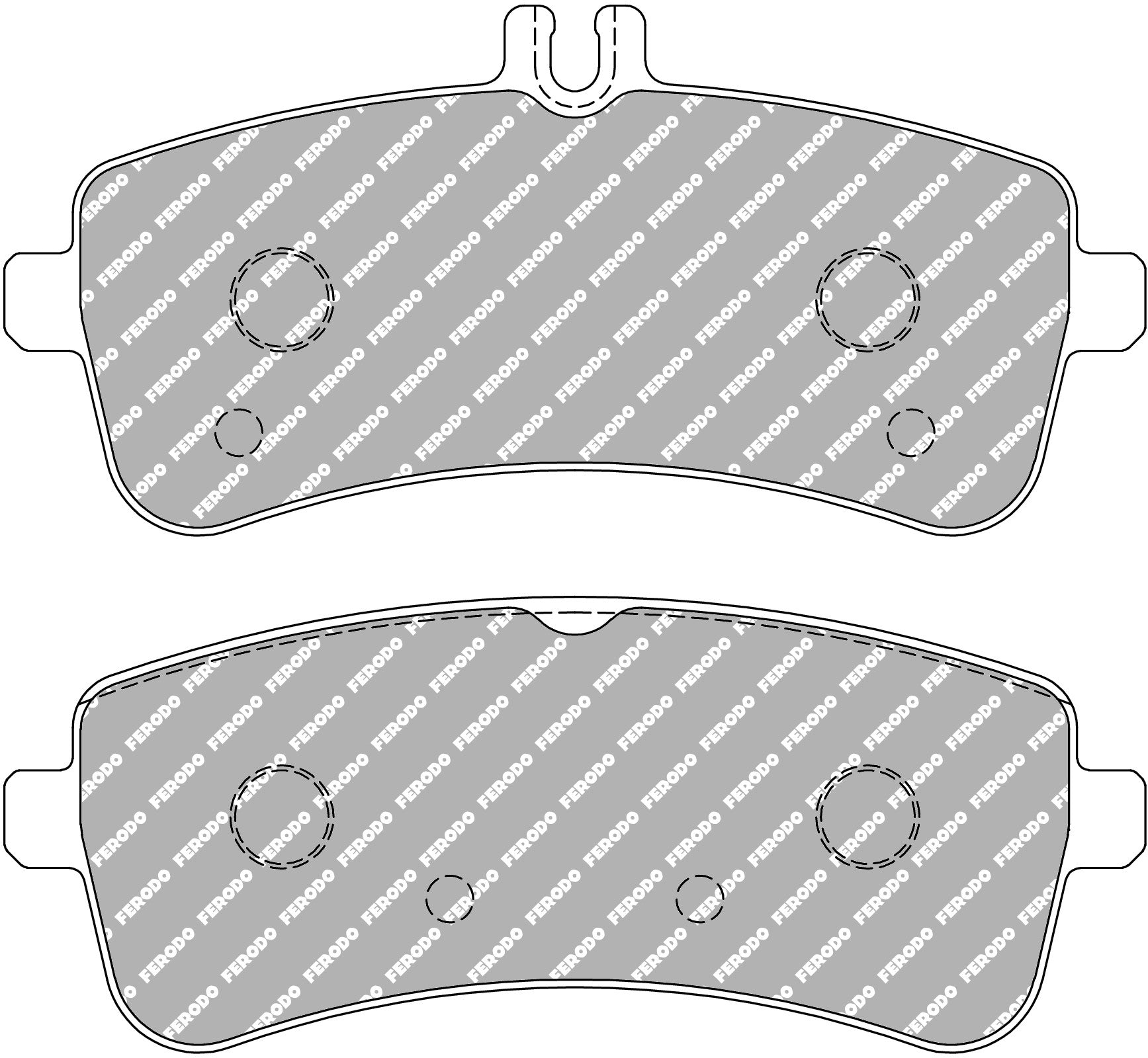 Ferodo Semi-Metallic Brake Pads | FER-FCP5108H