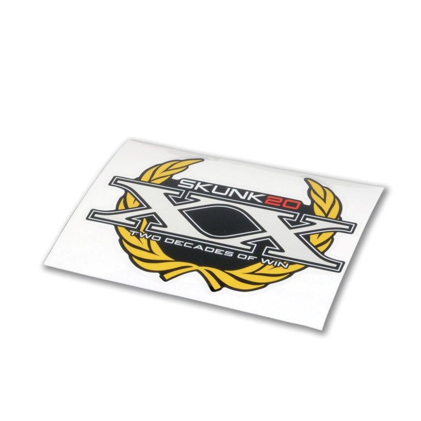 SKUNK2 20TH ANNIVERSARY DECAL BRUSHED FINISH