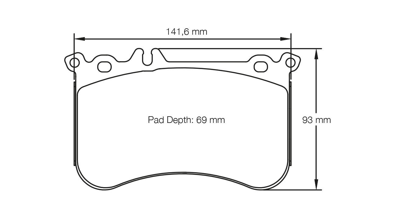 Pagid Racing RSL 29 Brake Pads - Front | S8188R29001 - Pagid Racing brake pads