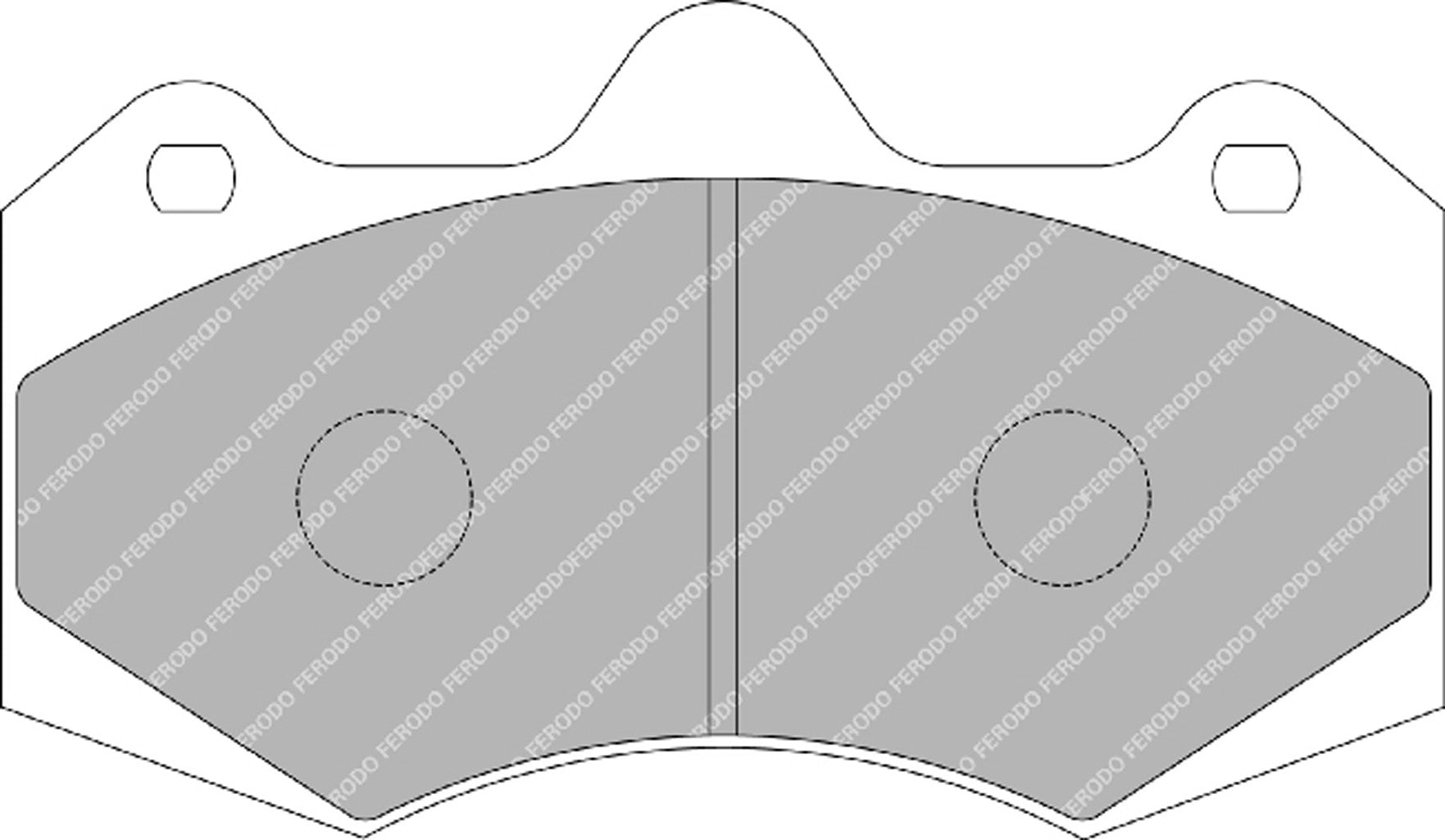 Ferodo Semi-Metallic Brake Pads | FER-FRP3084G