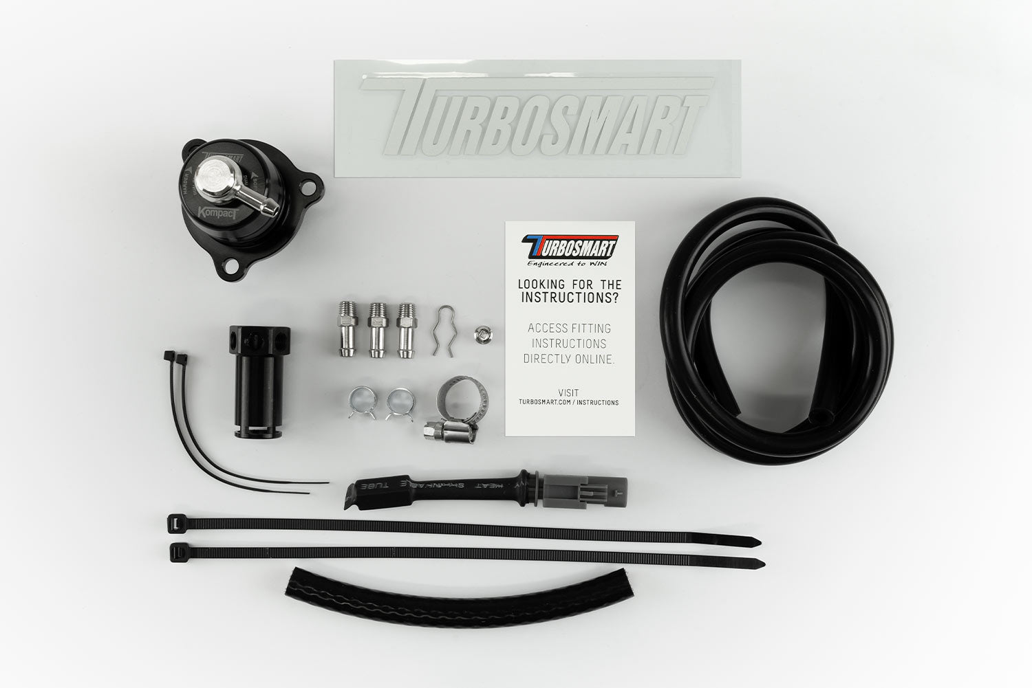 BOV Kompact Shortie Dual Port Ford Mustang 2015+ 2.3L Ecoboost