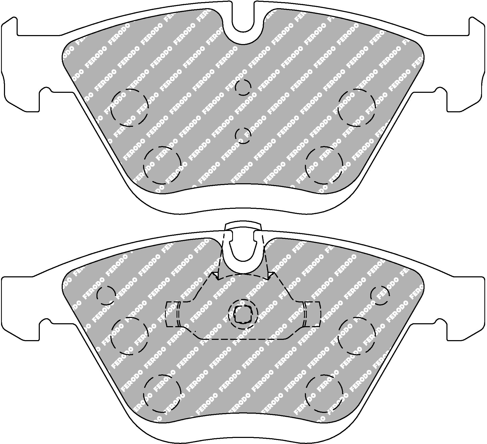 Ferodo Semi-Metallic Brake Pads | FER-FCP4191H