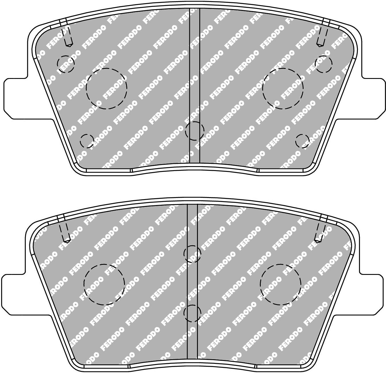 Ferodo Semi-Metallic Brake Pads | FER-FCP5100H