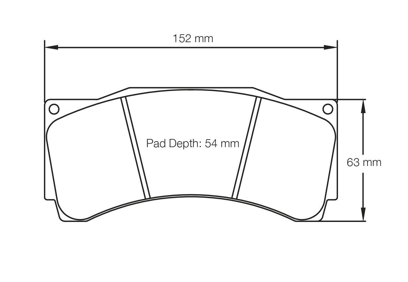 Pagid Racing RST 2E Brake Pads - Front | S8250T2E001 - Pagid Racing brake pads