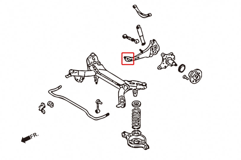 Rear Trailing Arm Bushing Mazda 6