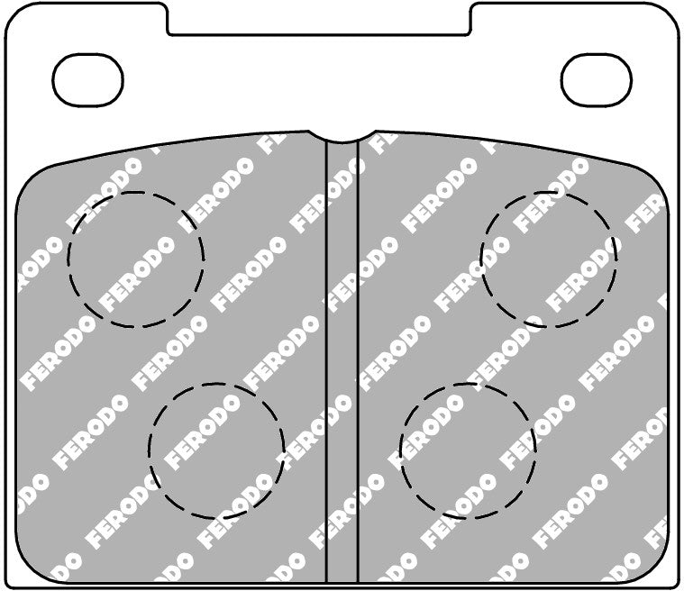 Ferodo Semi-Metallic Brake Pads | FER-FCP809C