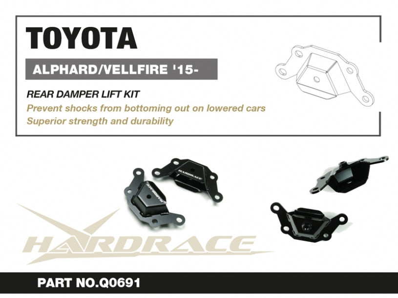 Rear Damper Lift Kit Toyota Alphard