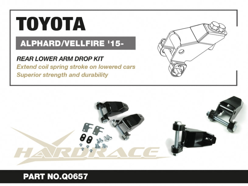 Rear Lower Arm Drop Kit Toyota Alphard