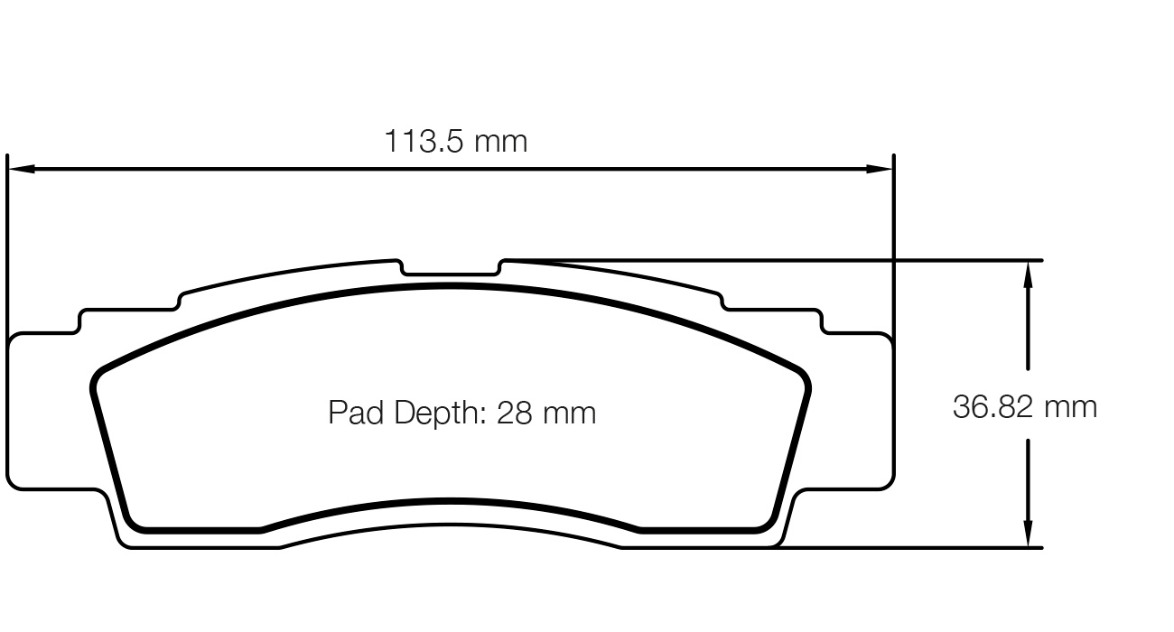 Pagid Racing UT 1 Brake Pads - Front | S6003UT1001 - Pagid Racing brake pads