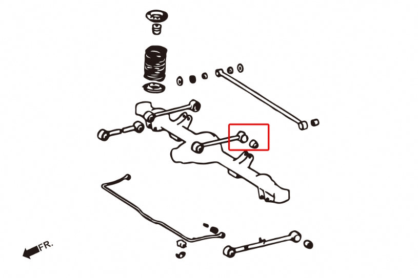 Rear Upper Arm Bush Lexus LX, Toyota Land cruiser