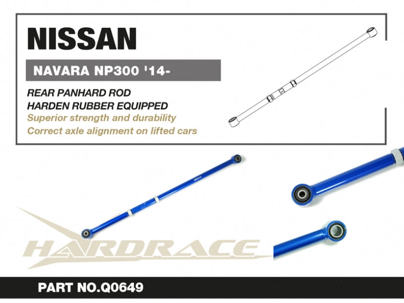 Rear Panhard Rod Mercedes-Benz X-class, Nissan Navara, Terra