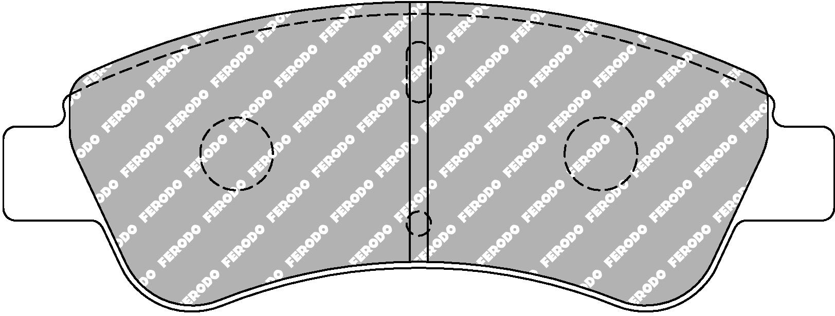 Ferodo Semi-Metallic Brake Pads | FER-FCP1399H-TH14MM