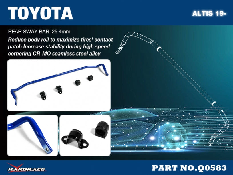 Rear Sway Bar Toyota Corolla/altis/auris