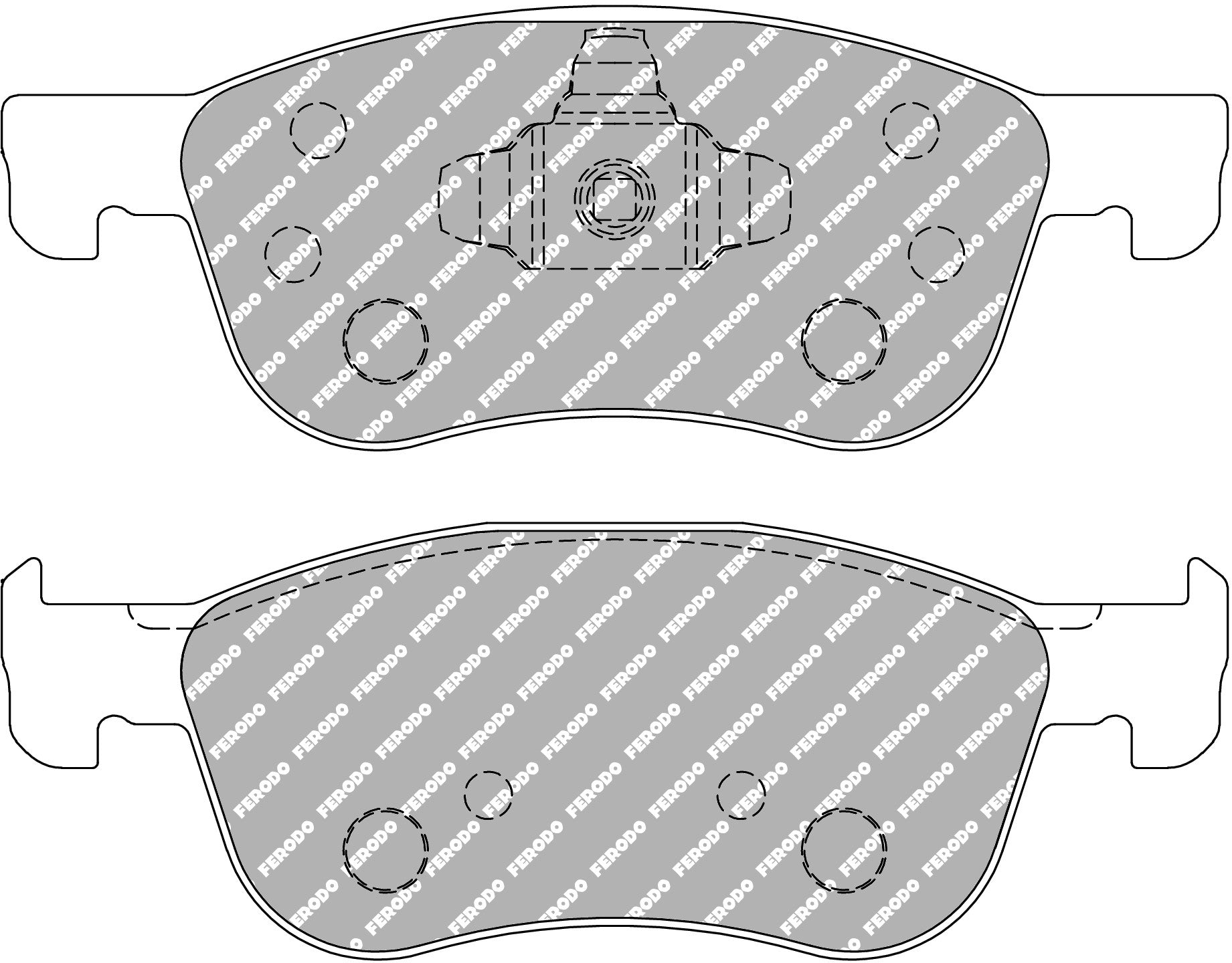 Ferodo Semi-Metallic Brake Pads | FER-FCP4816H