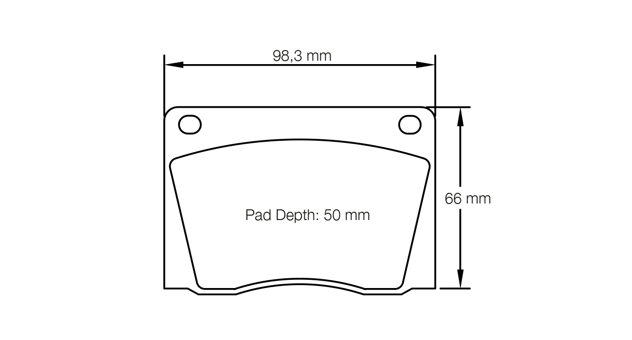 Pagid Racing RSH 42 Brake Pads - Front | S8042H42001 - Pagid Racing brake pads