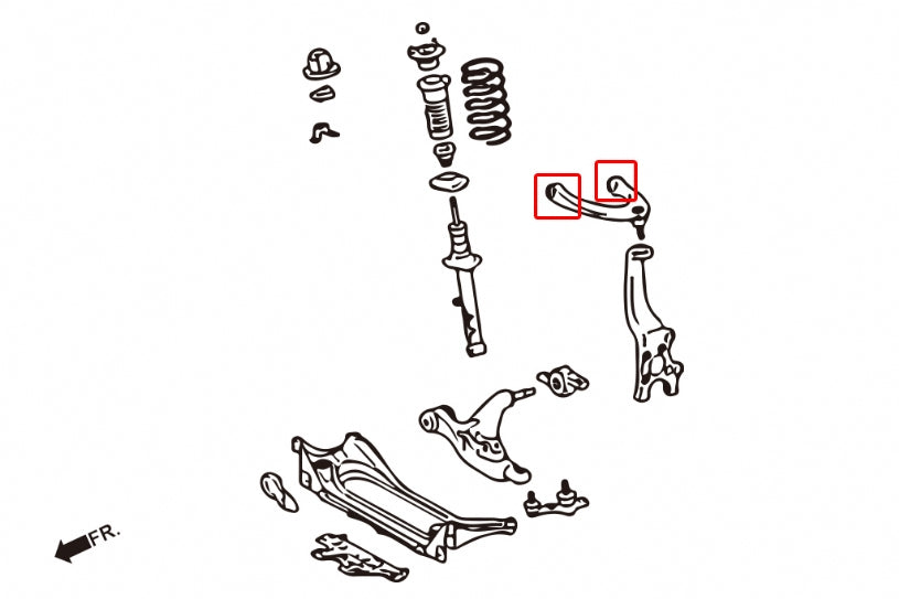 Front Upper Arm Bushing Lexus, Toyota