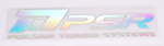 PULSAR Decal Pulsar Turbo Systems(PSR) - Holographic by Pulsar Turbo available at Torque Lab