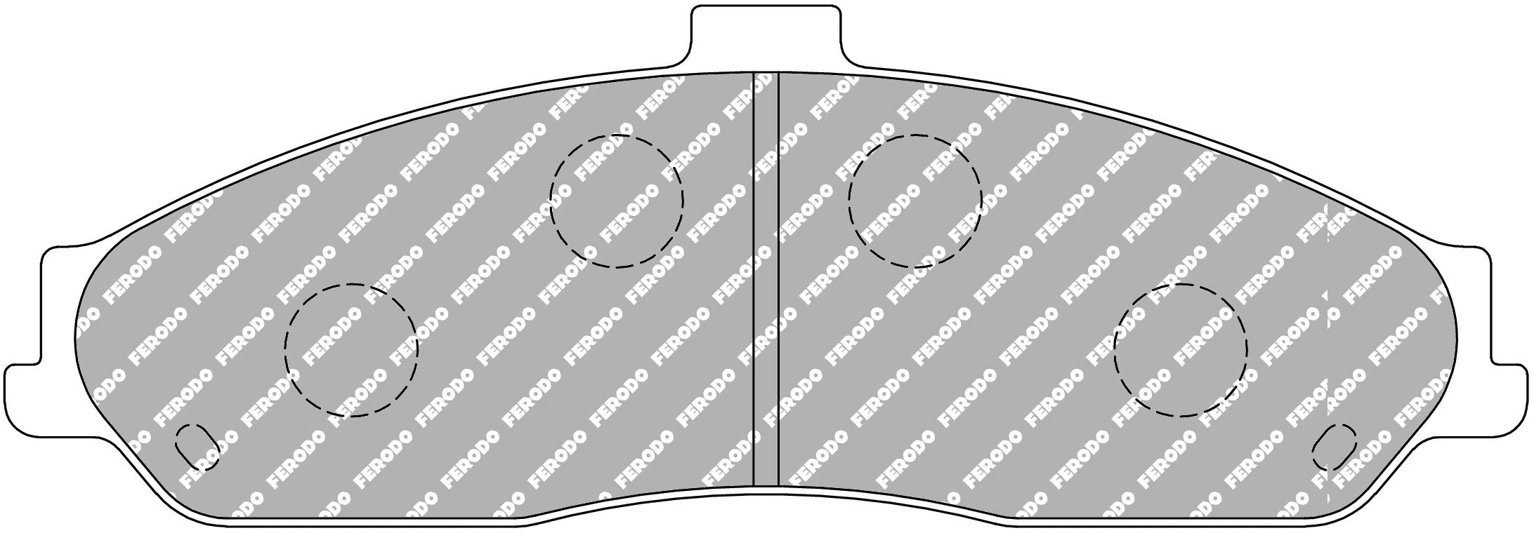 Ferodo Semi-Metallic Brake Pads | FER-FCP1553W