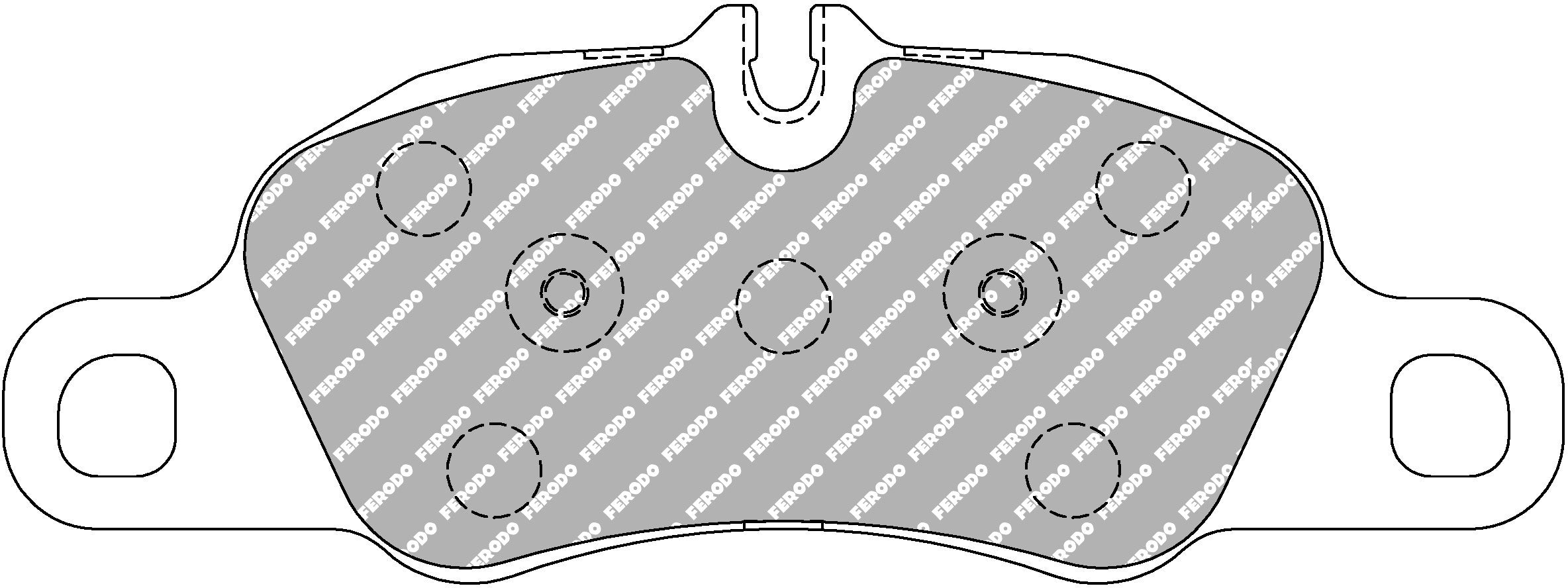 Ferodo Semi-Metallic Brake Pads | FER-FCP4805W