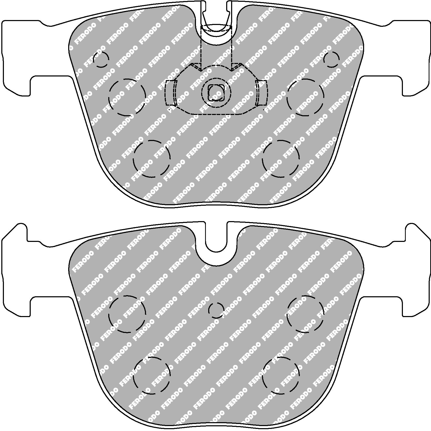 Ferodo Semi-Metallic Brake Pads | FER-FCP1672H