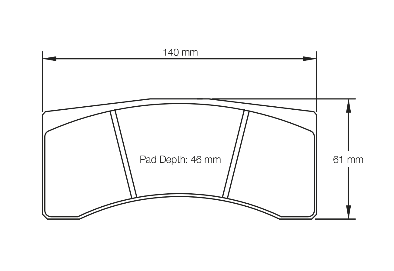 Pagid Racing RST 5E Brake Pads - Front | S1617T5E001 - Pagid Racing brake pads