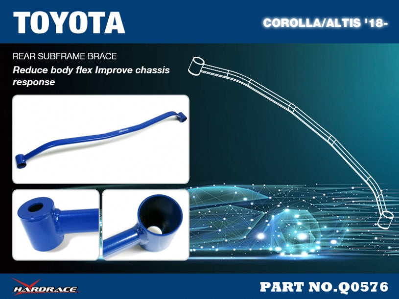 Rear Subframe Brace Toyota Corolla/altis/auris