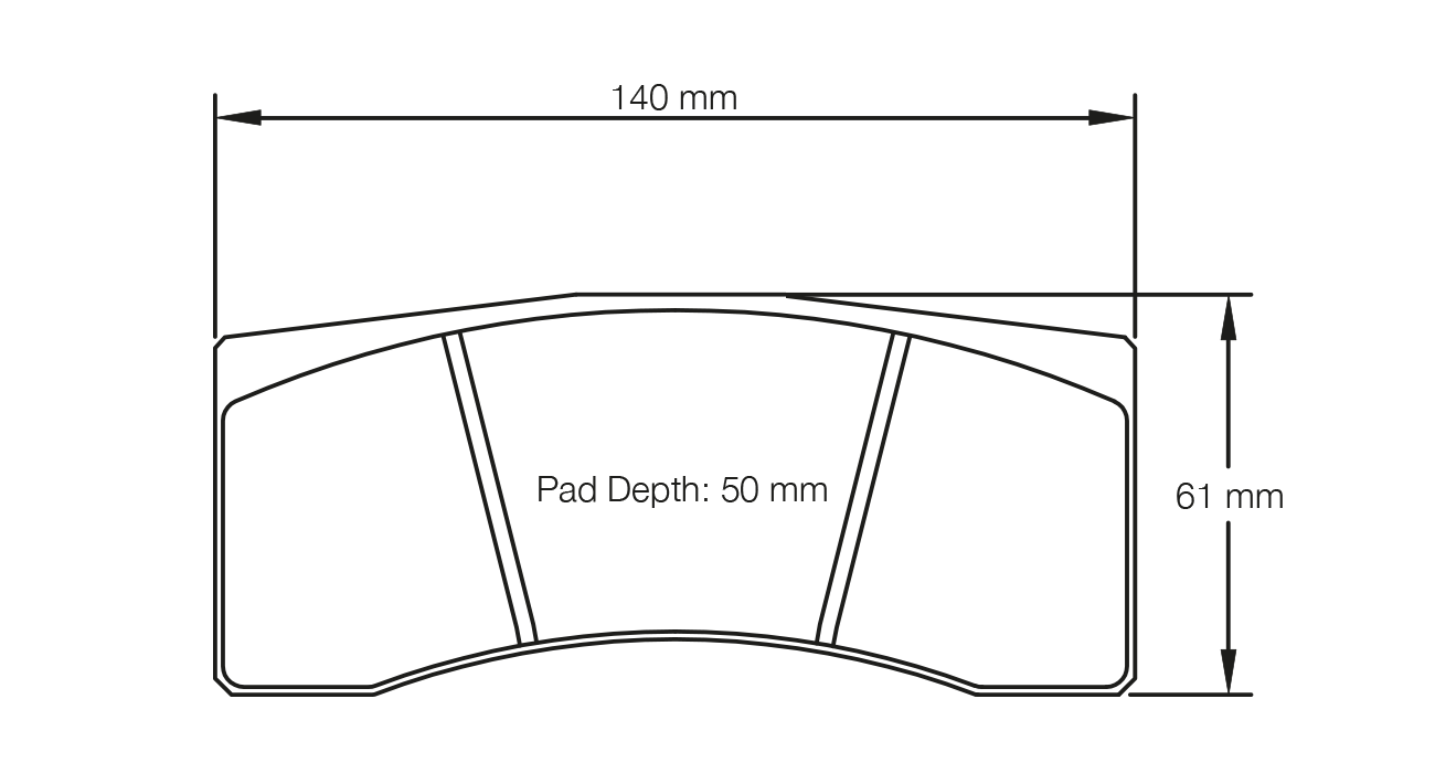 Pagid Racing RST 2E Brake Pads - Front | S1616T2E001 - Pagid Racing brake pads
