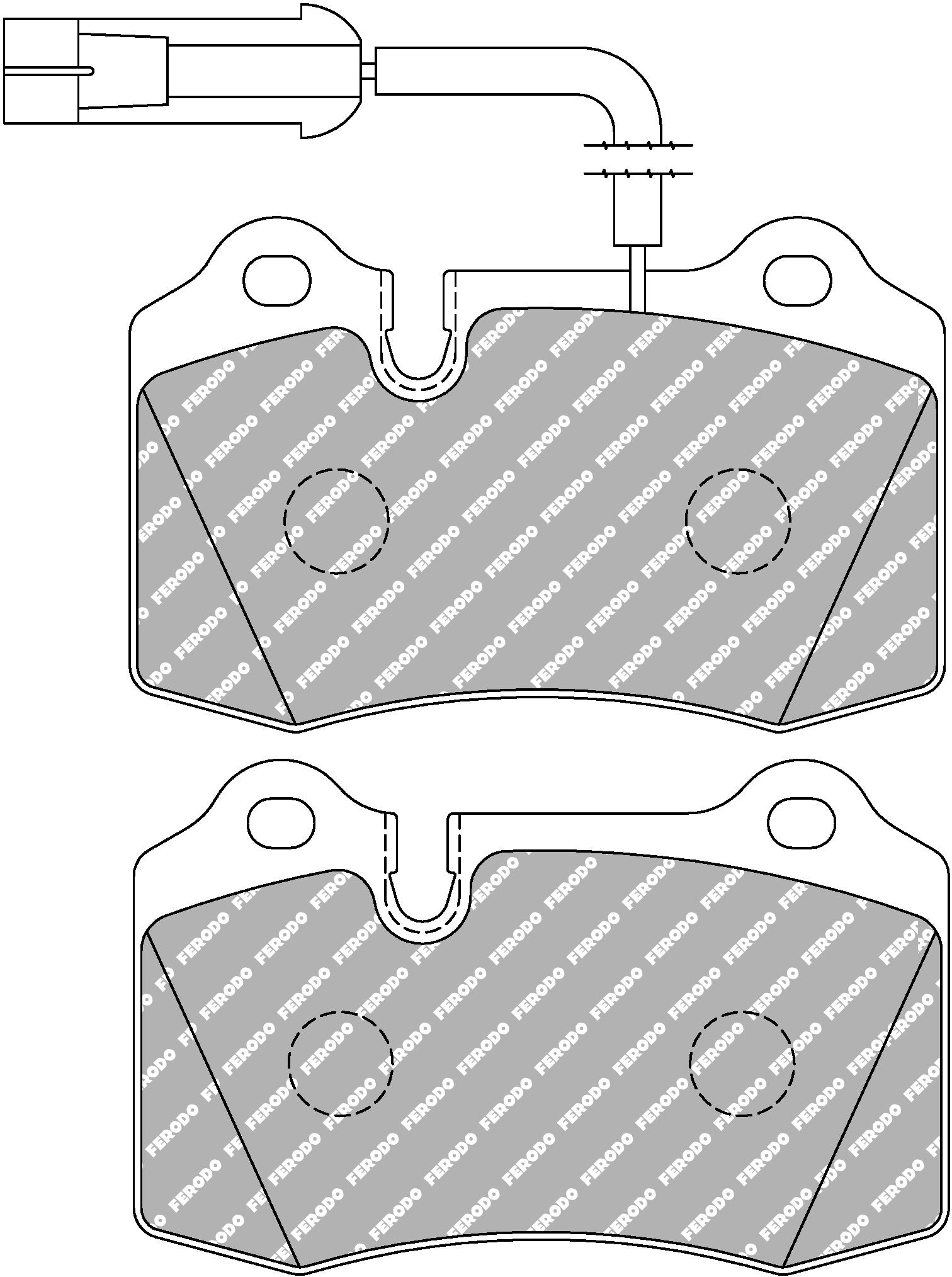 Ferodo Semi-Metallic Brake Pads | FER-FDS721