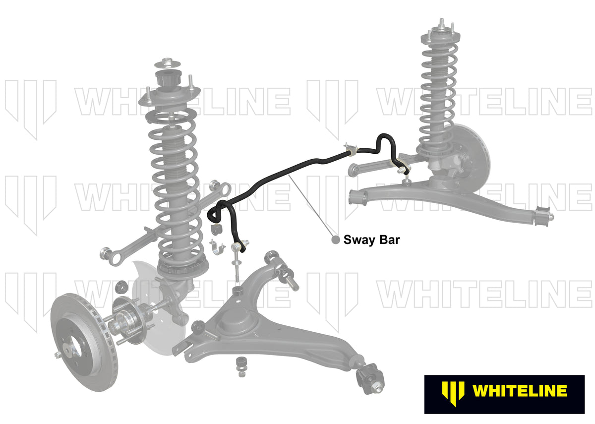 Whiteline Sway Bar - 18mm Non Adjustable - BMW 5 / 6 - BBR34X - image 3