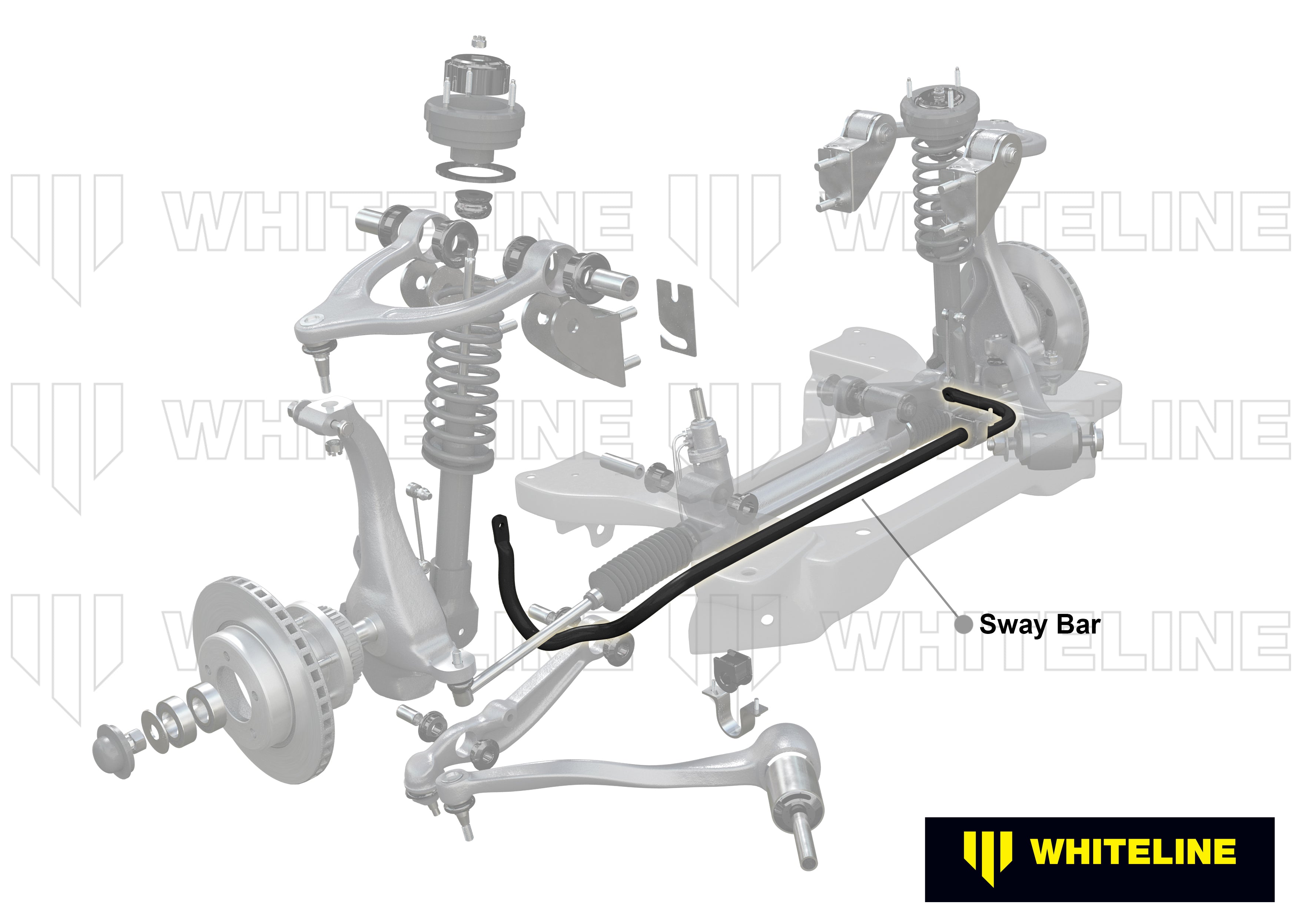 Whiteline Sway Bar - 33mm 4 Point Adjustable - Ford Falcon / FPV Falcon - BFF54Z - image 4