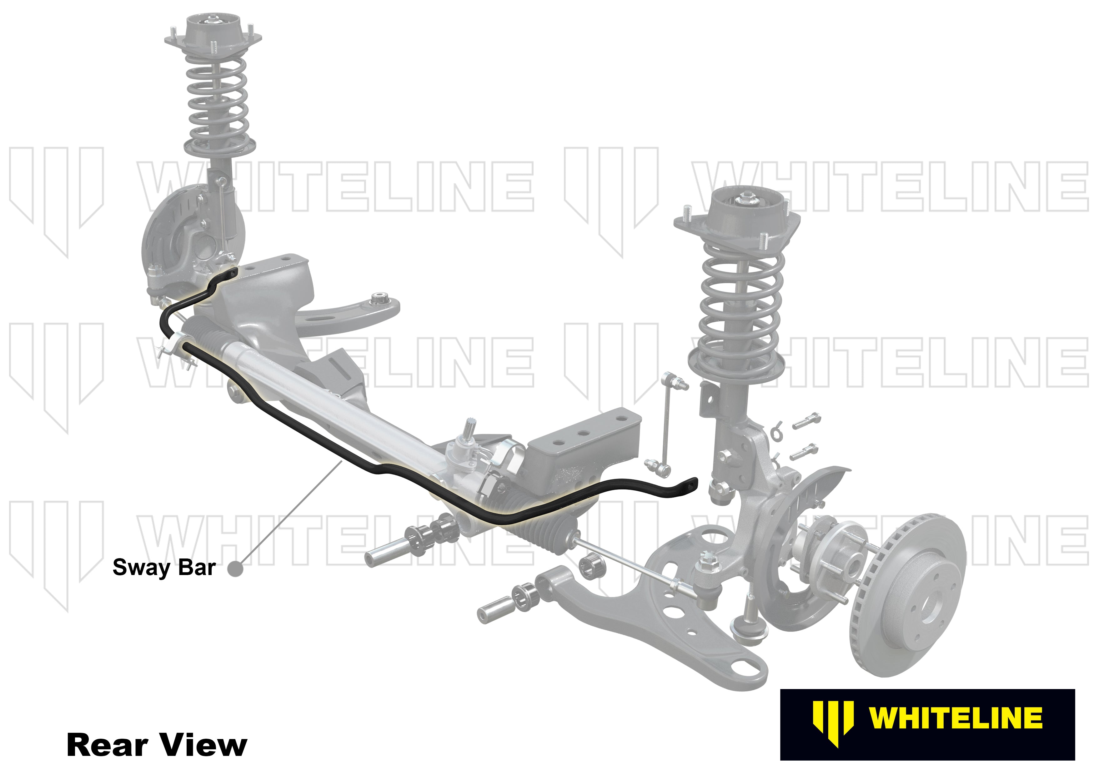 Whiteline Sway Bar - 26mm 3 Point Adjustable - Honda Civic Type R FN2 - BHF78Z - image 4