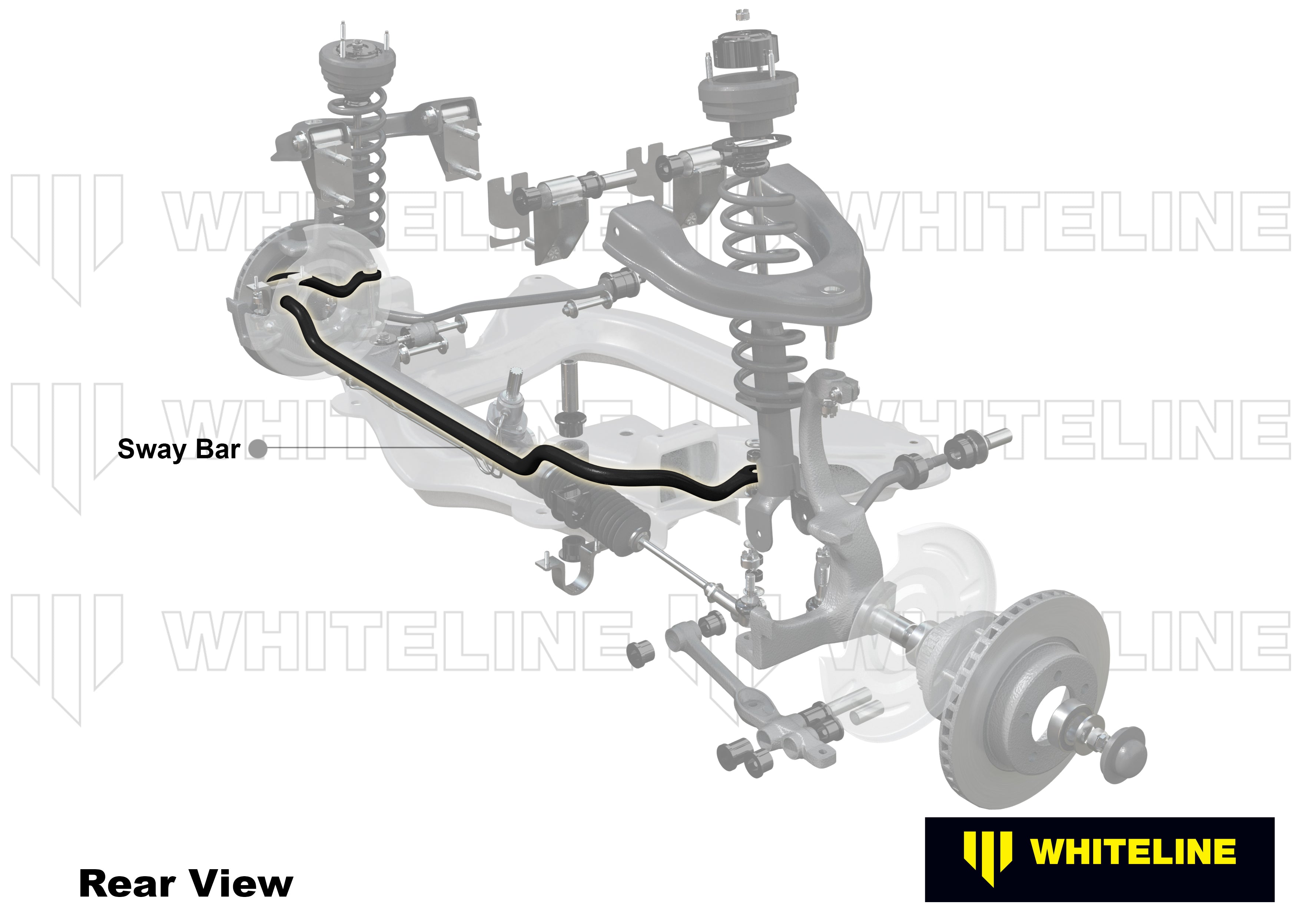 Whiteline Sway Bar - 30mm Non Adjustable - Ford Ranger / Mazda Bt-50 - BMF59X - image 4
