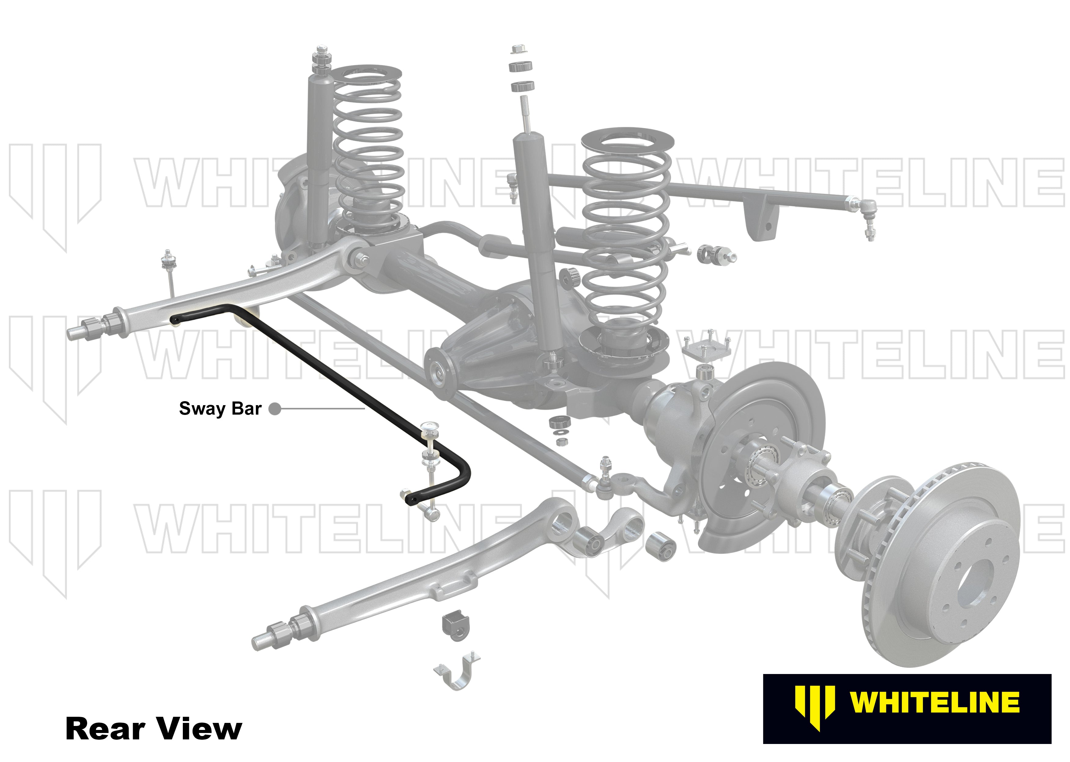 Whiteline Sway Bar - 24mm Non Adjustable - Nissan Patrol Y61 - BNF83X - image 4