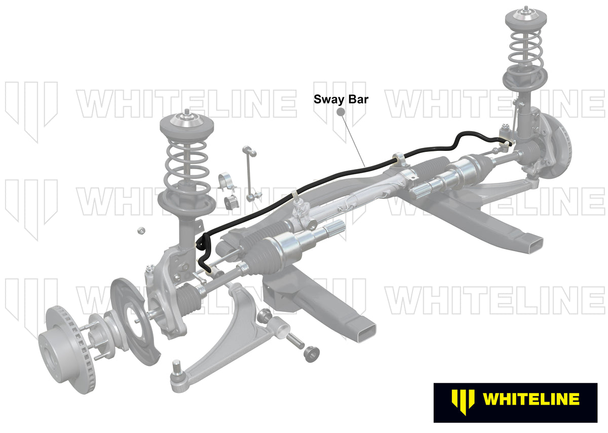 Whiteline Sway Bar - 22mm Non Adjustable - Subaru Legacy / Liberty - BSF18X - image 4