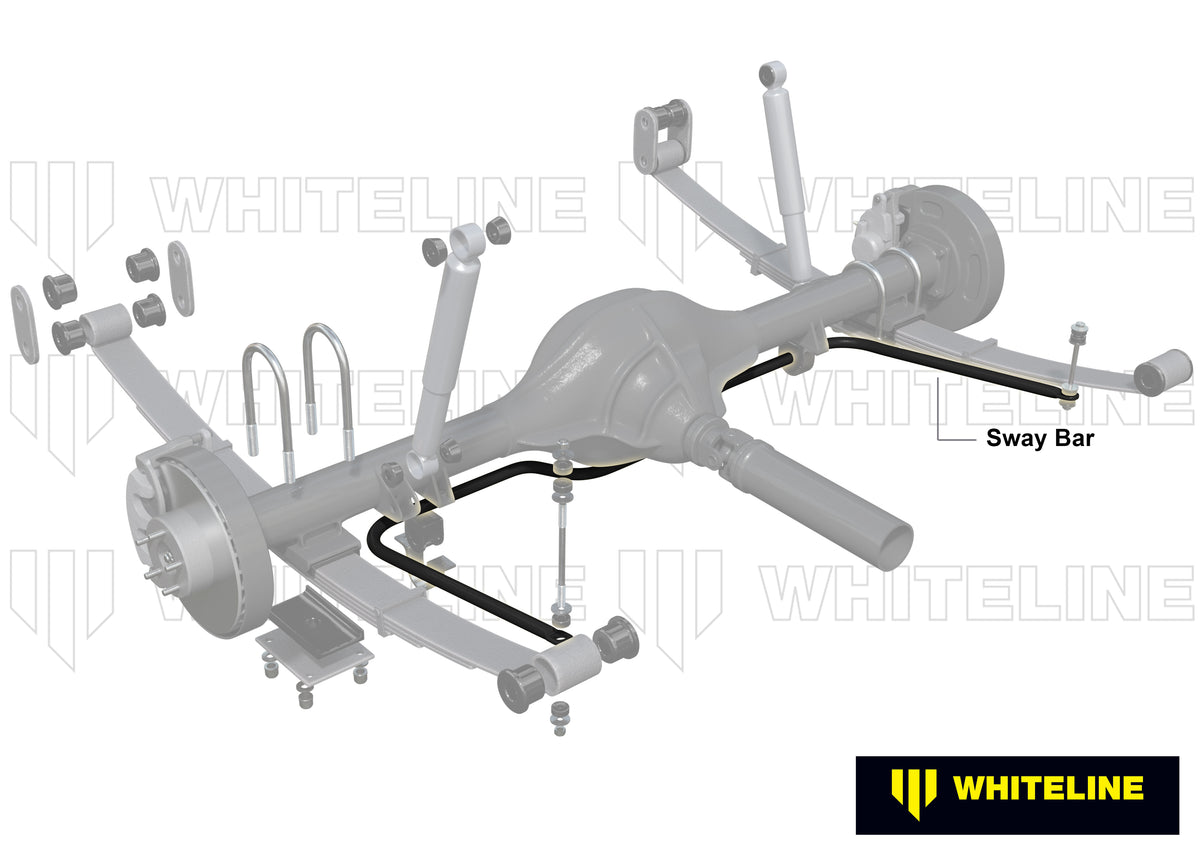 Whiteline Sway Bar - 20mm 3 Point Adjustable - Toyota Hilux - BTR97Z - image 4