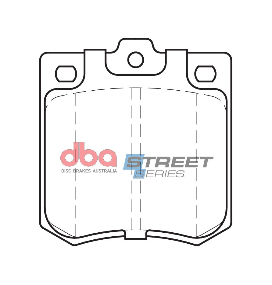 DB1026SS - DBA Street Series Brake Pads; Front