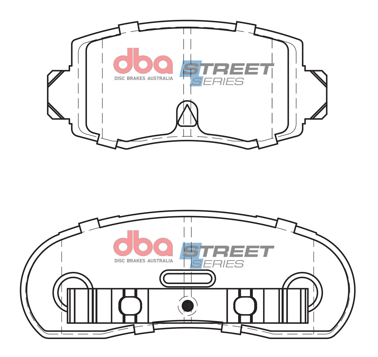 DB1078SS - DBA Street Series Brake Pads; Rear