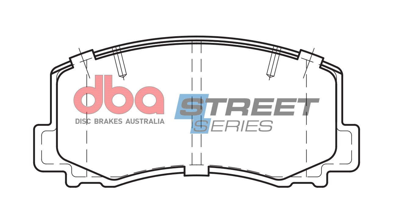 DB1103SS - DBA Street Series Brake Pads; Front