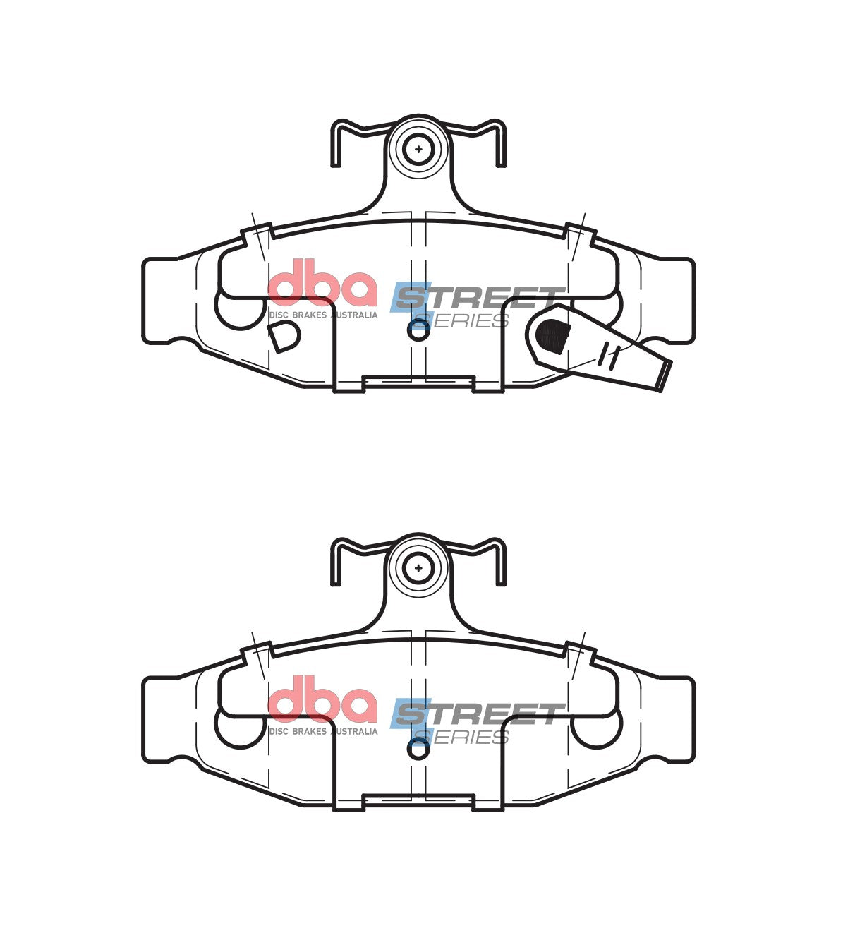 DB1106SS - DBA Street Series Brake Pads; Rear