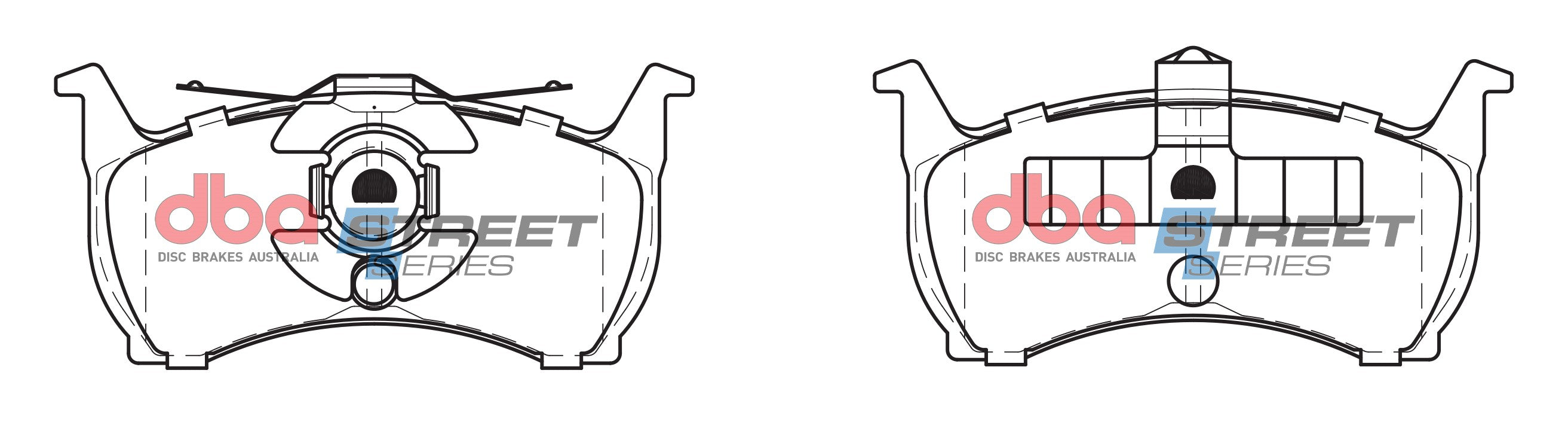 DB1109SS - DBA Street Series Brake Pads; Rear