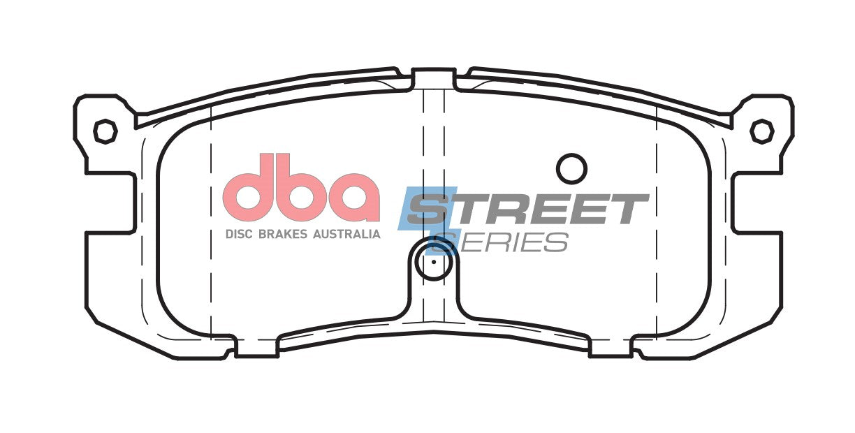 DB1115SS - DBA Street Series Brake Pads; Rear