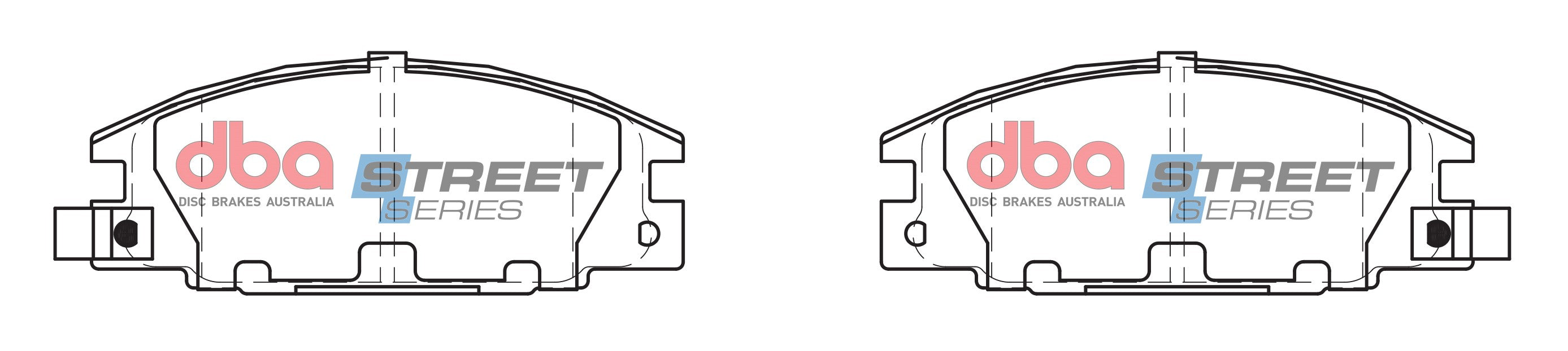 DB1116SS - DBA Street Series Brake Pads; Front