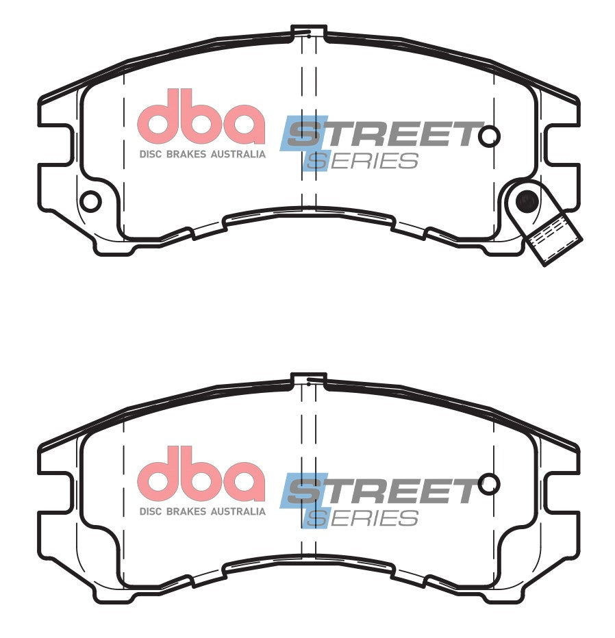 DB1117SS - DBA Street Series Brake Pads; Front