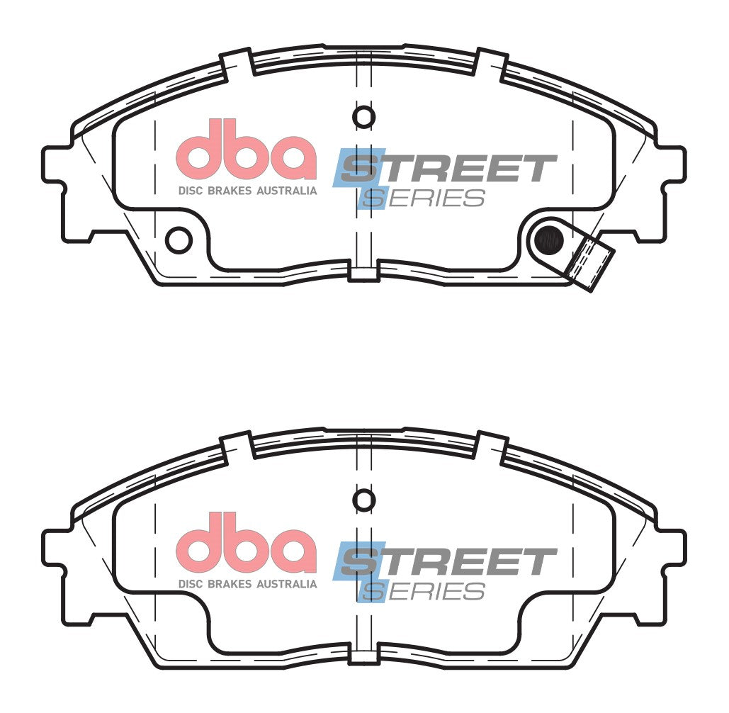 DB1123SS - DBA Street Series Brake Pads; Front