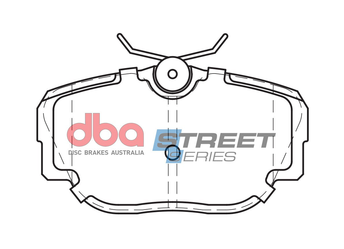 DB1130SS - DBA Street Series Brake Pads; Rear