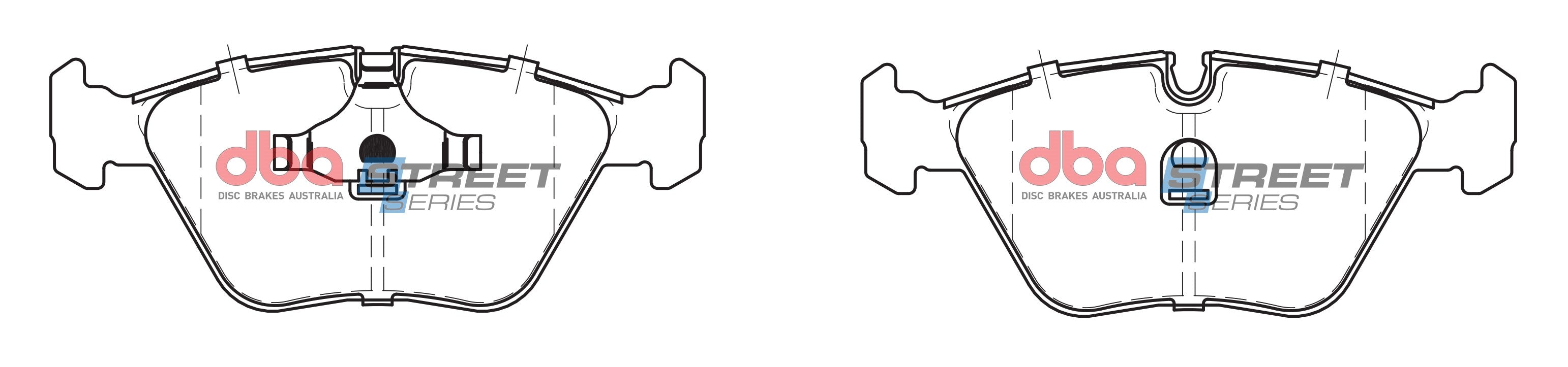 DB1131SS - DBA Street Series Brake Pads; Front