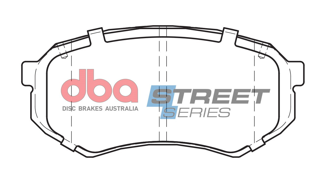 DB1141SS - DBA Street Series Brake Pads; Front