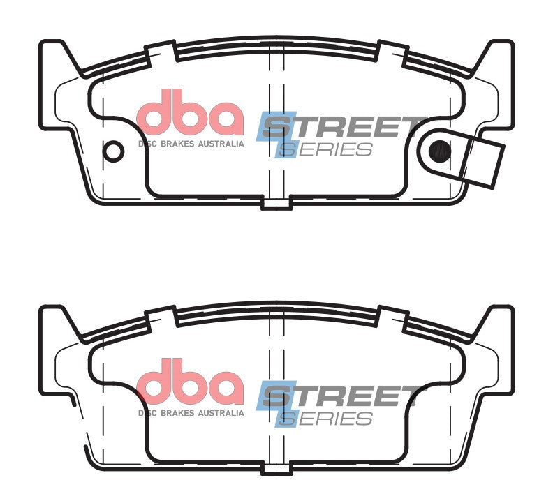 DB1144SS - DBA Street Series Brake Pads; Rear