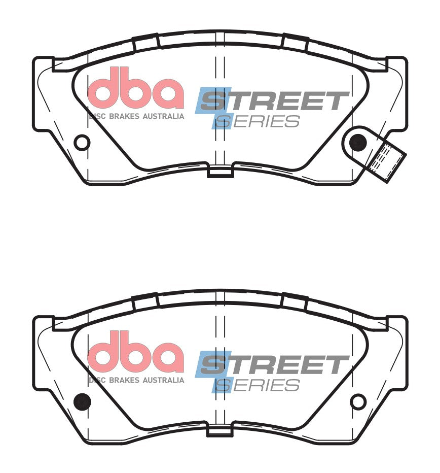 DB1155SS - DBA Street Series Brake Pads; Front